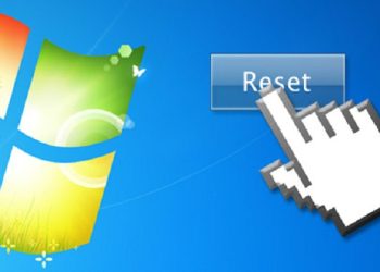 Cách reset máy tính win 7