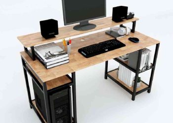 Một vài mẫu bàn máy tính khung sắt giá rẻ hiện đại