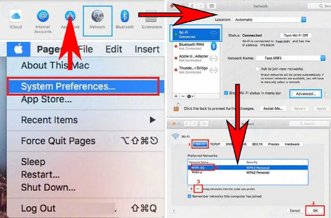 Trên mục “System Preferences”, Click chọn tùy chọn “Network”